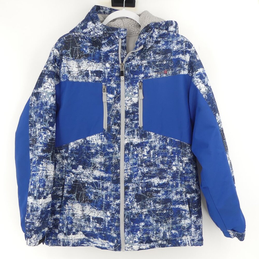 SwissTech Kids 18 XXL Blue Hooded Coat